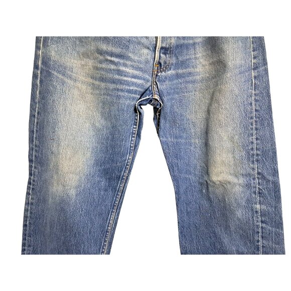 Vintage Levis 501 XX Jeans Madein USA Button Fly Shrink to Fit Blue Denim Levi S - Picture 11 of 15